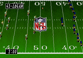 Tecmo Super Bowl II (USA) In game screenshot